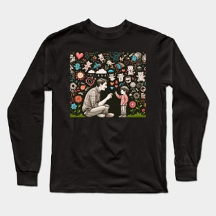 Bond of Generations: Heartfelt Father and Son Adventures Long Sleeve T-Shirt